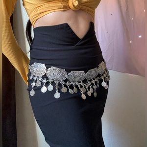 Belly dance coin belt